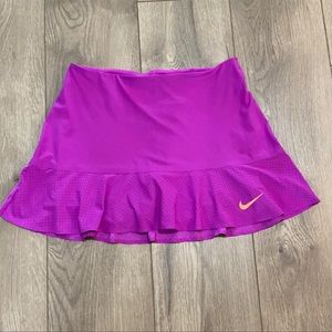 size small purple nike tennis skirt